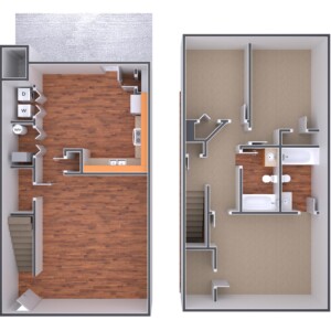 3 Bed/2 Bath Townhome 3 Bedroom Townhome